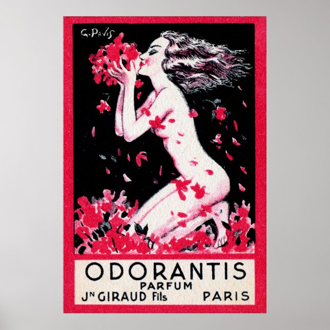 Poster Parfum français Odorantis 1922 (Devant)