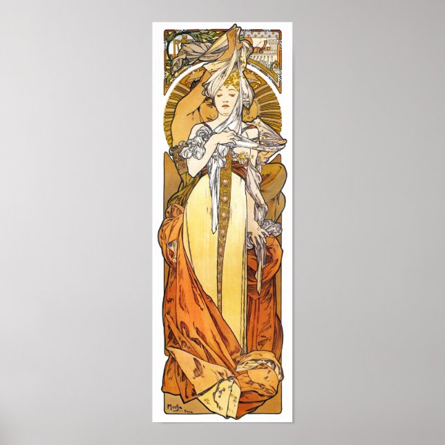 Poster Paris 1900, Alphonse Mucha (Devant)