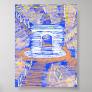 Poster Paris Arc de Triomphe