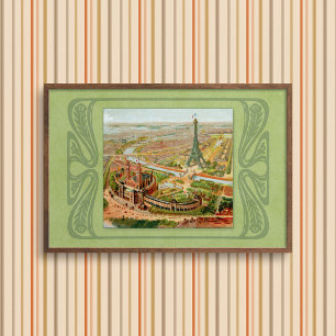 Poster Paris Art Print Nouveau