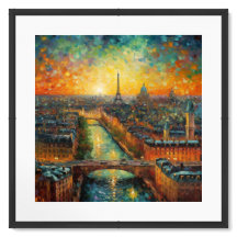 Paris by night van Gogh