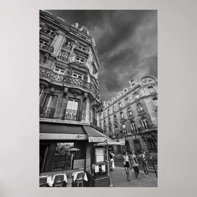 Poster Paris Café Scene (IV) (Devant)