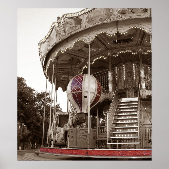 Poster Paris Carousel (Devant)