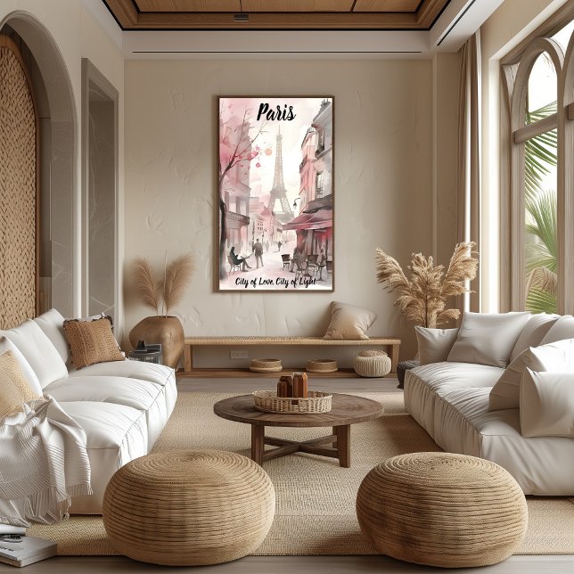 Poster París: Ciudad del Amor y la Luz (Créateur téléchargé)