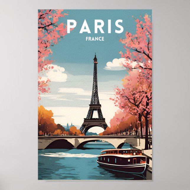 Poster Paris France (Devant)