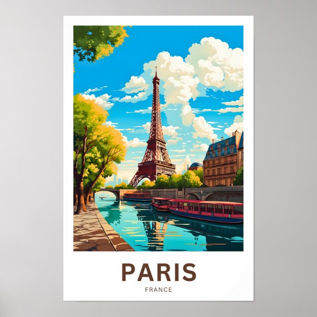 Poster Paris France Imprimer (Devant)