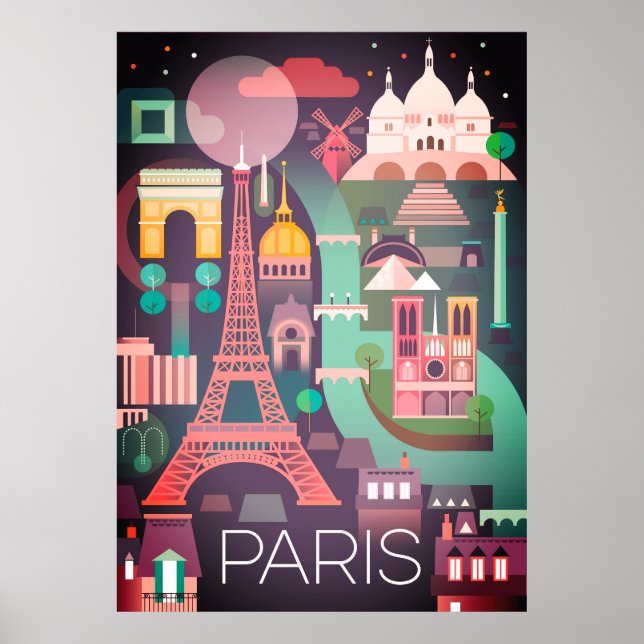 Poster - Paris Frankreich (Vorne)