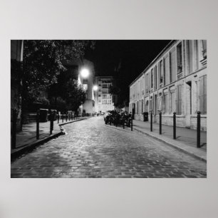 Poster Paris la nuit