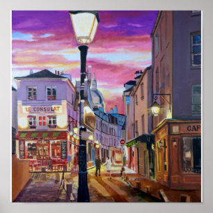 Poster Paris Montmartre