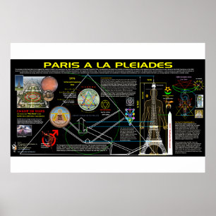 Poster Paris Occult Ley Lines 3
