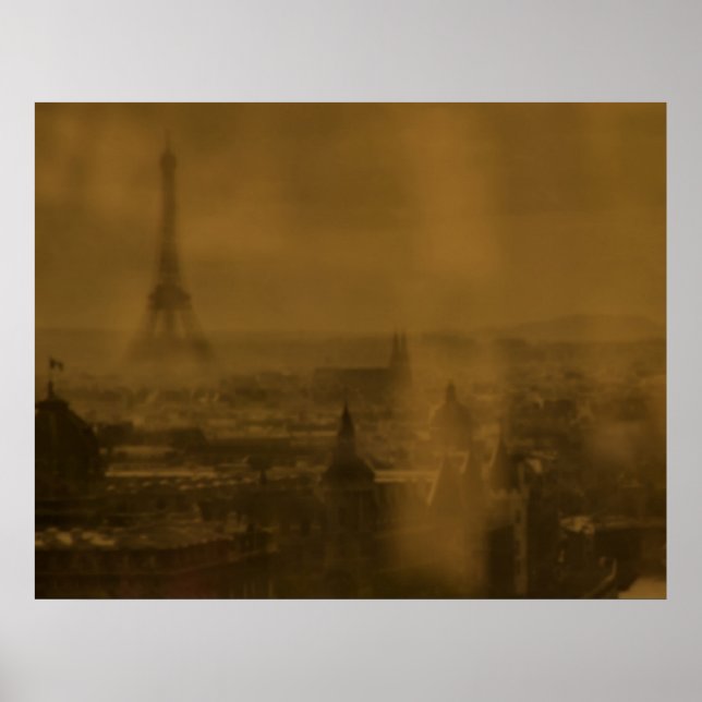 Poster Paris réflexion (Devant)