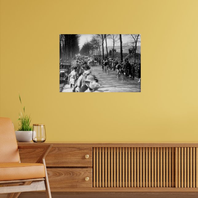 Poster Paris-Roubaix 1927 sur la Côte Doullentille (Salon 2)
