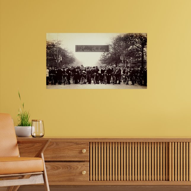 Poster Paris-Roubaix Avant Le Début 19 Avril 1896 (Salon 2)