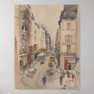 Poster Paris Street (1937) Andrus Johan