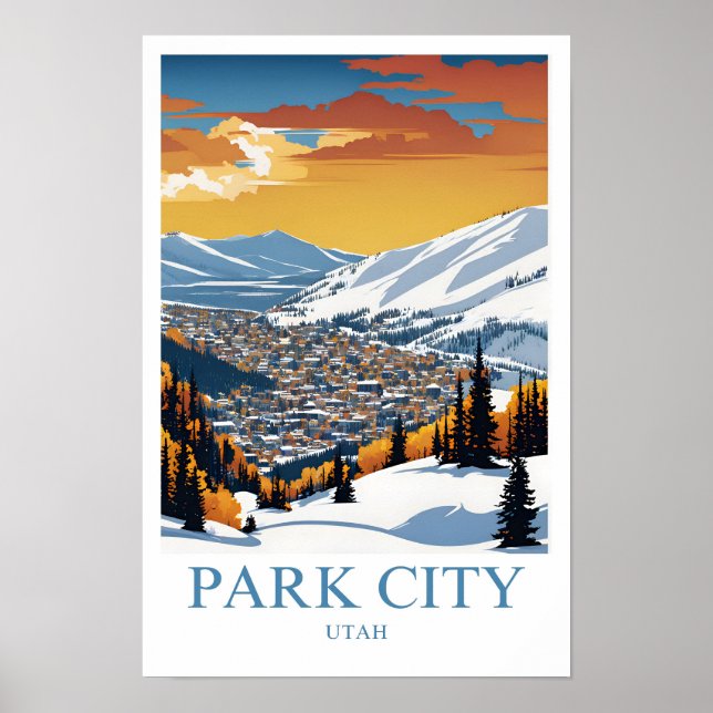 Poster Park City Utah (Devant)
