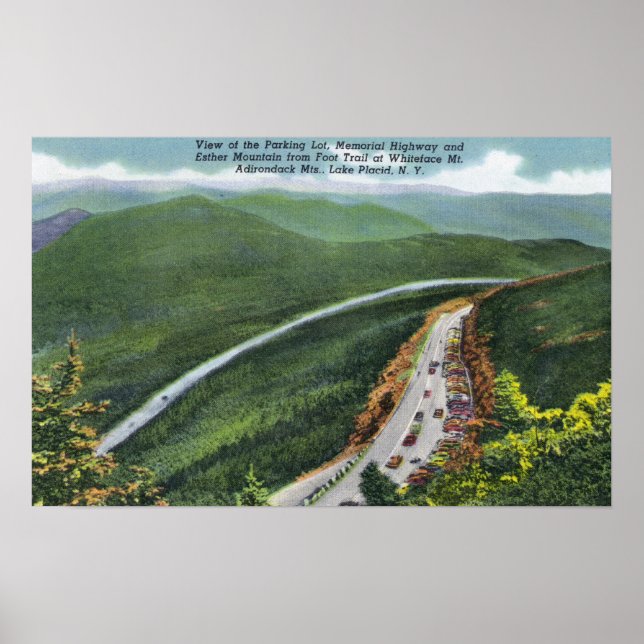 Poster Parking, Memorial Hwy, Esther Mt (Devant)