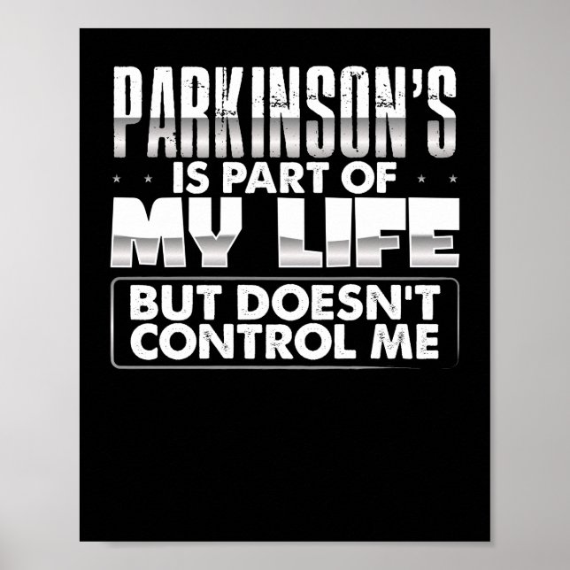 Poster Parkinsons Fait Partie De Mon Life Parkinsons (Devant)