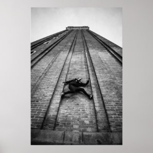 Poster Parkour Athlète escalade Tour San Marco