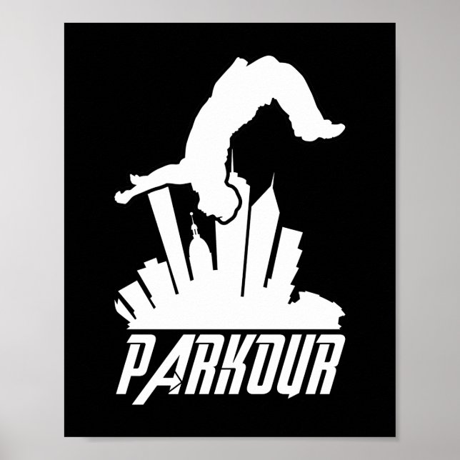 Poster Parkour Freerunner Parkour Runner (Devant)