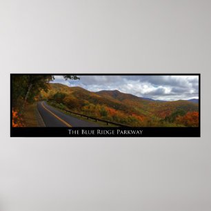 Poster Parkway Blue Ridge à l'automne