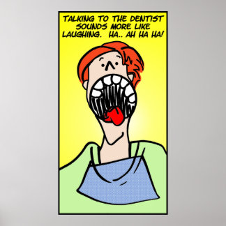 Poster Parler au dentiste