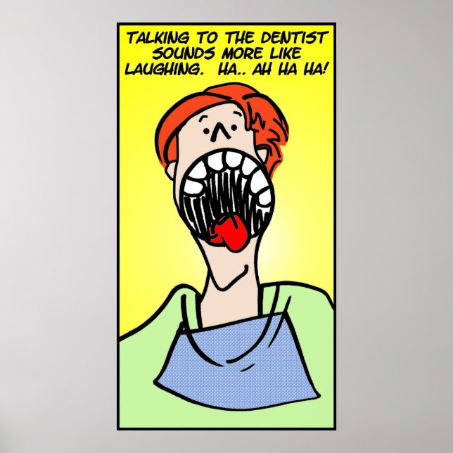 Poster Parler au dentiste (Devant)