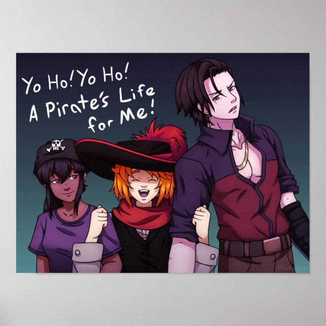 Poster Parler comme un pirate (Devant)