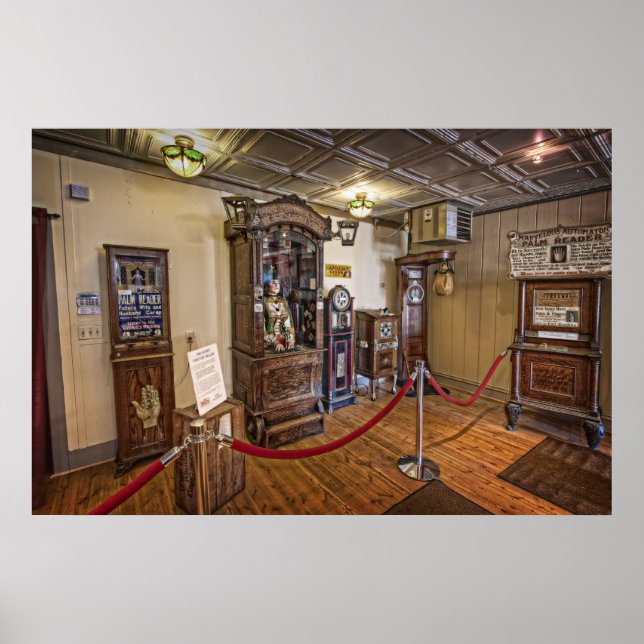 Poster PARLER DE FORTUNE TELLER PENNY ARCADE JEU c. 1900 (Devant)