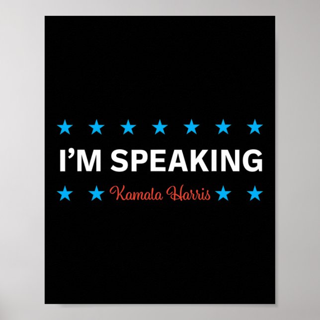 Poster Parler de Kamala Harris (Devant)