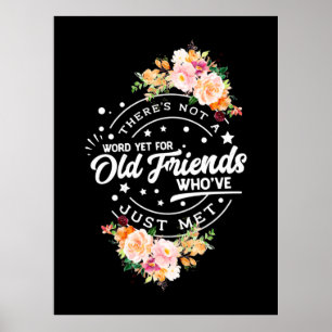 Poster Parler encore pour les amis anciens