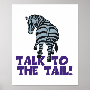 Poster Parlez à Tail Zebra