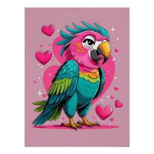 Poster Parlez-moi avec Coquetterie Impression d'Art