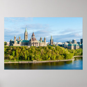 Poster Parliament Hill in Ottawa