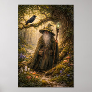 Poster Parmi les champignons et la magie