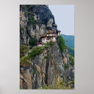 Poster Paro Taktsang : le monastère du nid de tigre - Bho
