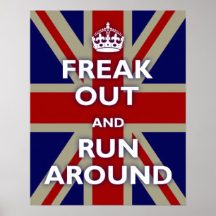 Poster Parodie du drapeau britannique