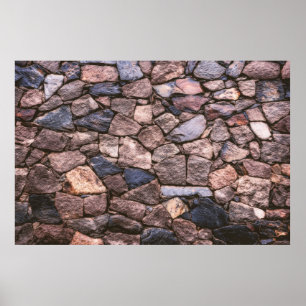 Poster paroi rocheuse Brown