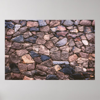 Poster paroi rocheuse Brown