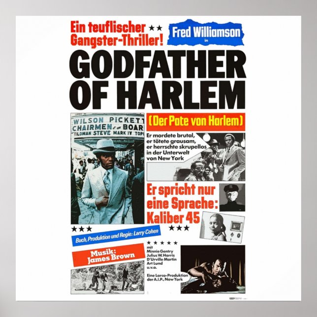 Poster Parrain de Harlem (Devant)