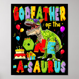 Poster Parrain du garçon qui fête son premier anniversair