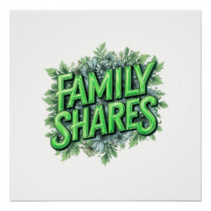 Poster Partages de famille