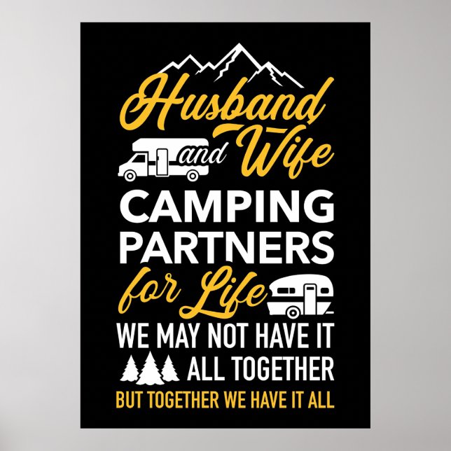 Poster Partenaires Camping Maris Et Femme (Devant)