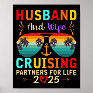 Poster Partenaires de croisière Husbynd épouse pour la vi
