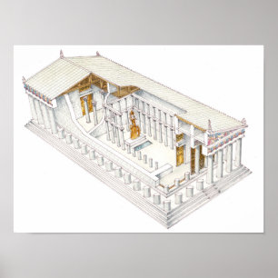 Poster Parthenon Athènes
