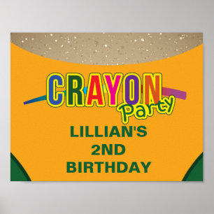 Poster Parti Crayon