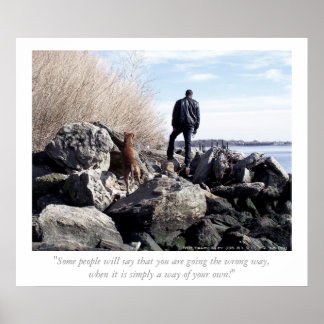 Poster parti mais jamais oublié