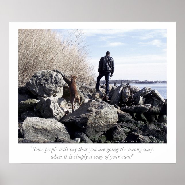 Poster parti mais jamais oublié (Devant)