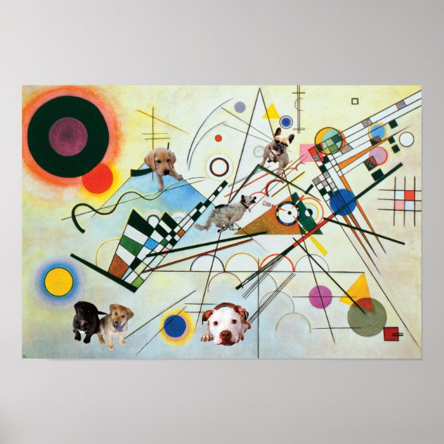 Poster Partie de composition VIII (Devant)