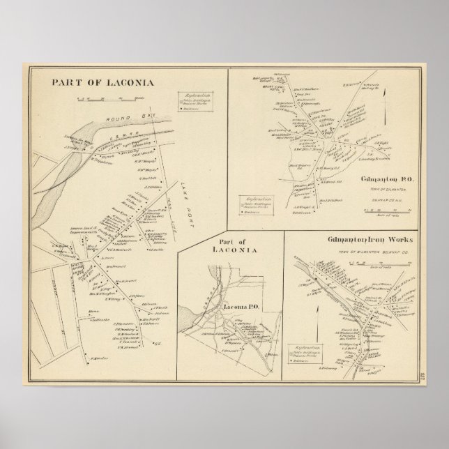 Poster Partie de la Laconie (Devant)