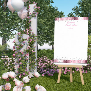 Poster Parties scintillant Diamant, Sweet sixteen Satin R